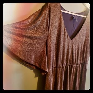 Torrid Gold Sparkle Dress